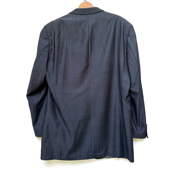 Hugo Boss Gray Wool Suit Jacket Made in USA 2-Button Classic Fit 42R - Picture 3 of 9